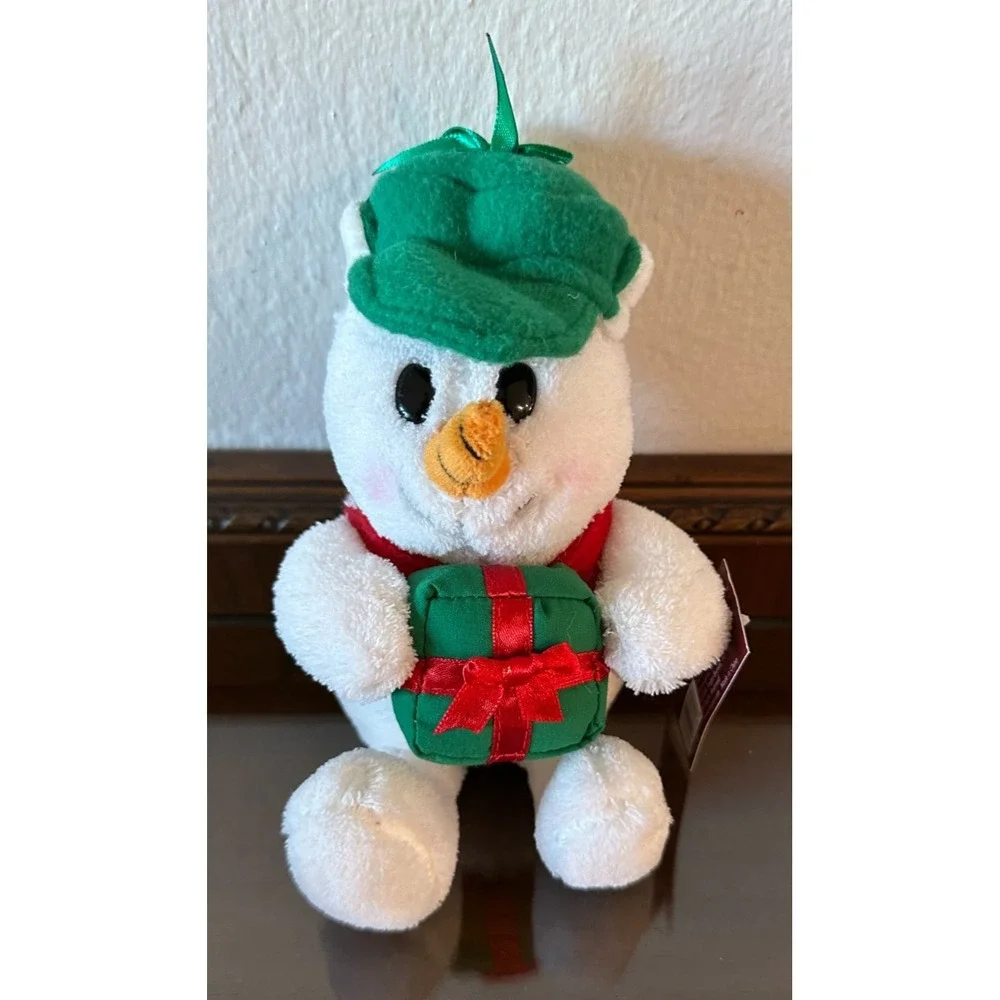 Snowman w/ Gift Plush Winter Snowman Target Exclusive 2004‎ Soft Toy